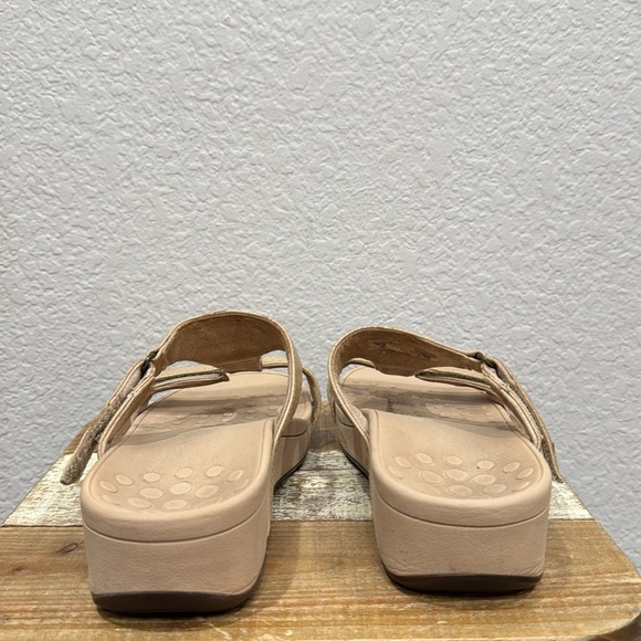 Vionic Lucia Leather Slide Sandals Size 8 - Picture 4 of 5